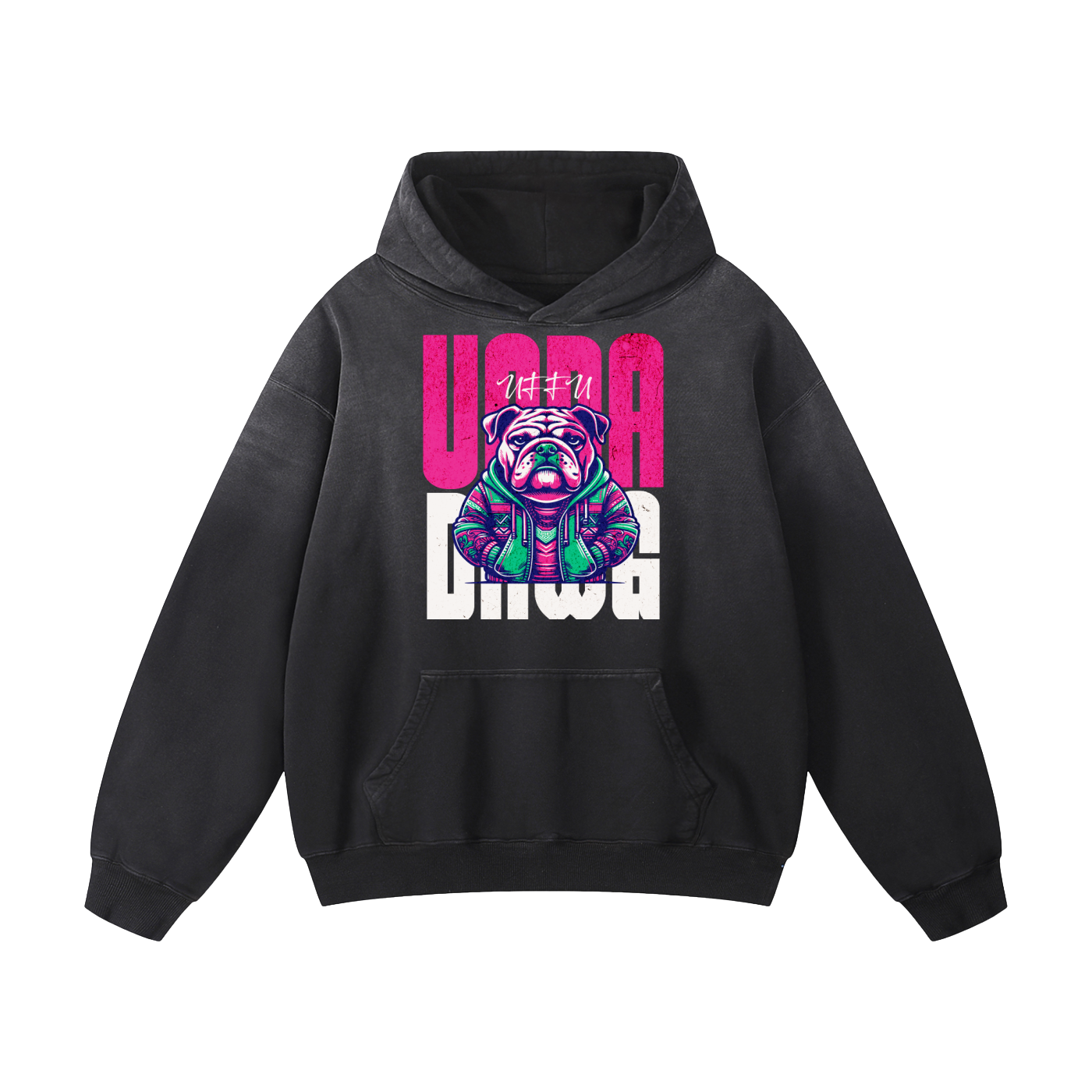 Limited Black Oversized Undadawg Hoodie